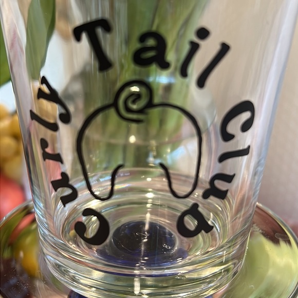 New customer design “Curly Tail Club” with dog behind showcasing curly tail. - Picture 3 of 5